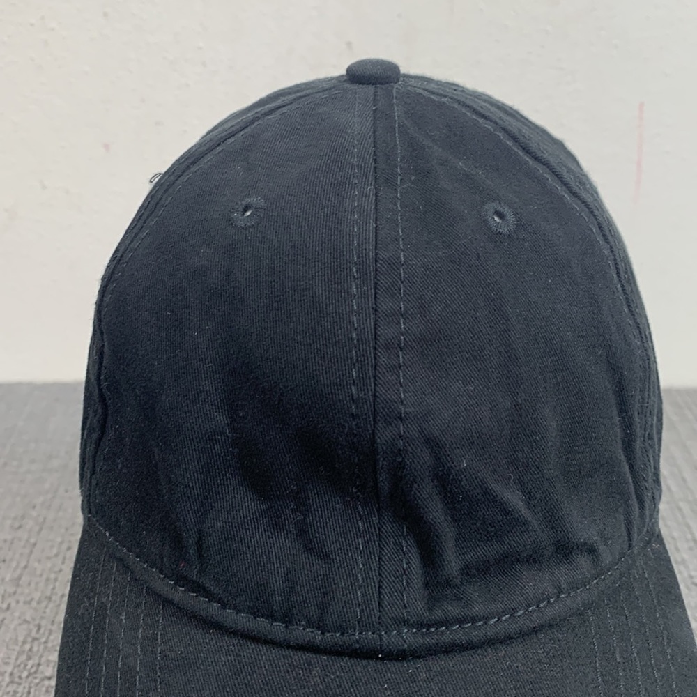 Time and Tru Baseball Hat Womens OSFM Black Soot Soft Adjustable Strapback Cap - Picture 3 of 12